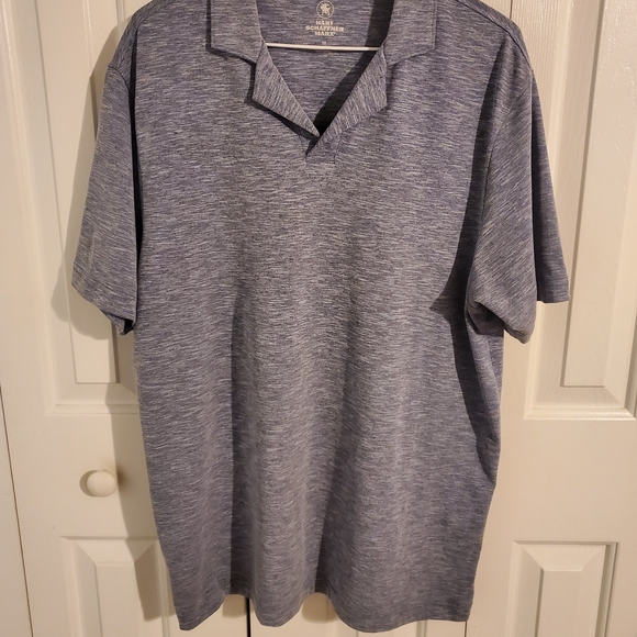 Hart Schaffner Marx Men's Gray Polo Shirt - Picture 1 of 2